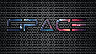 Space logo, space, texture