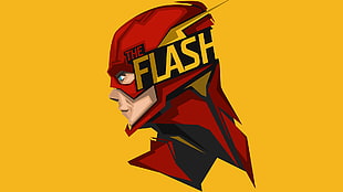 The Flash head illustration HD wallpaper
