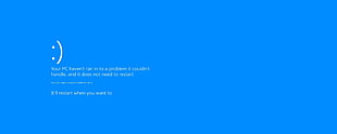 Your PC text, multiple display, Blue Screen of Death, Windows 8 HD wallpaper