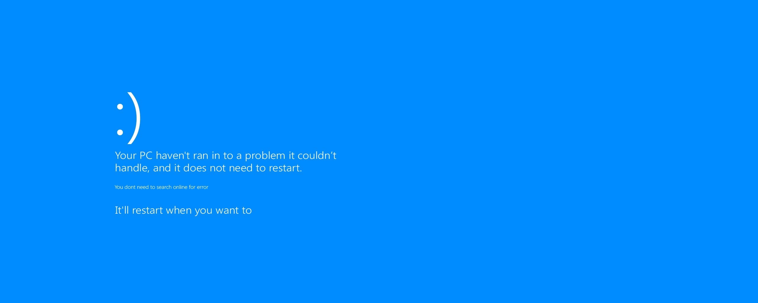 Your PC text, multiple display, Blue Screen of Death, Windows 8