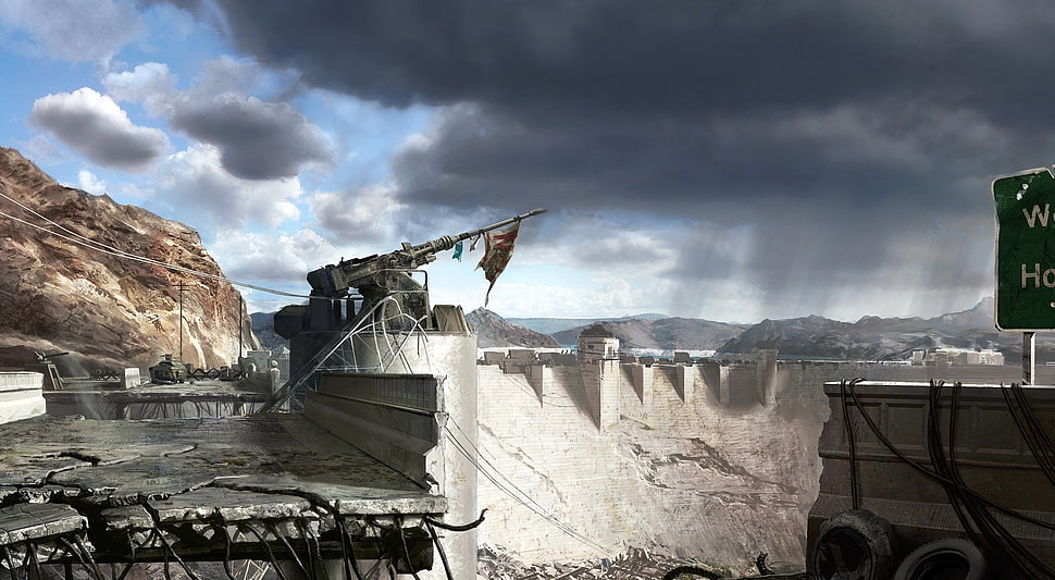 wall graphic wallpaper, artwork, Fallout HD wallpaper