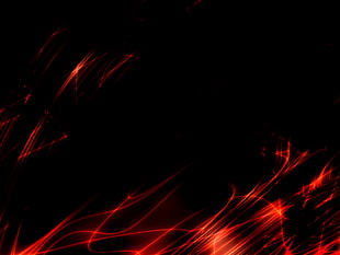black, red HD wallpaper
