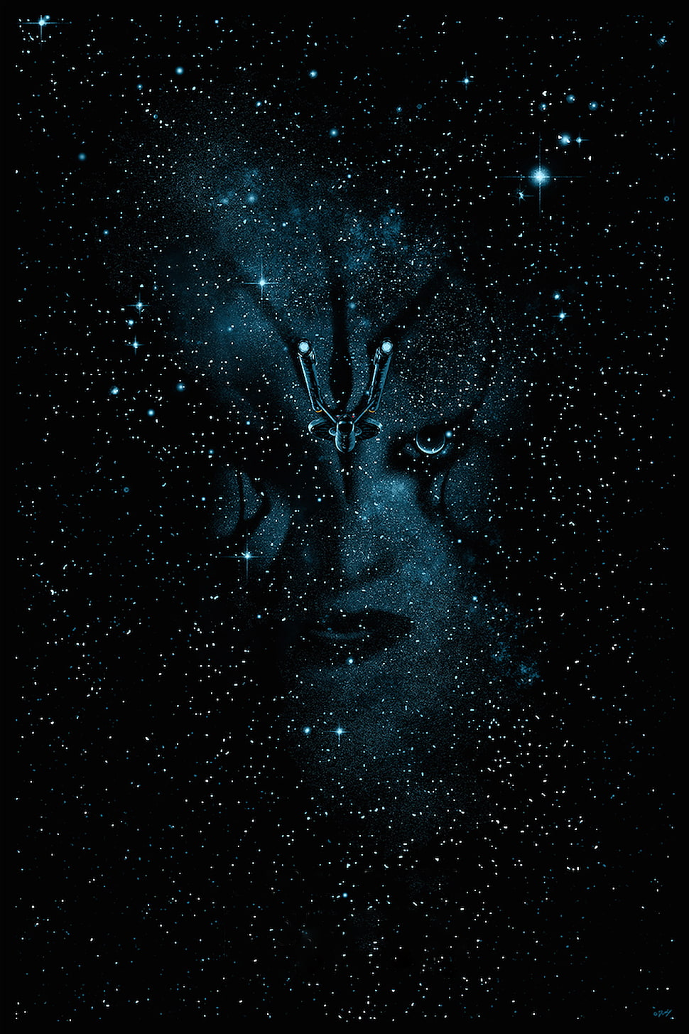 galaxy illustration, portrait display, movies, Star Trek Beyond, space HD wallpaper