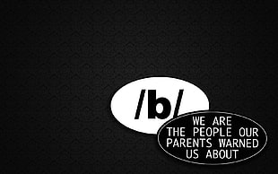 white text on black background, 4chan, minimalism, quote, typography HD wallpaper
