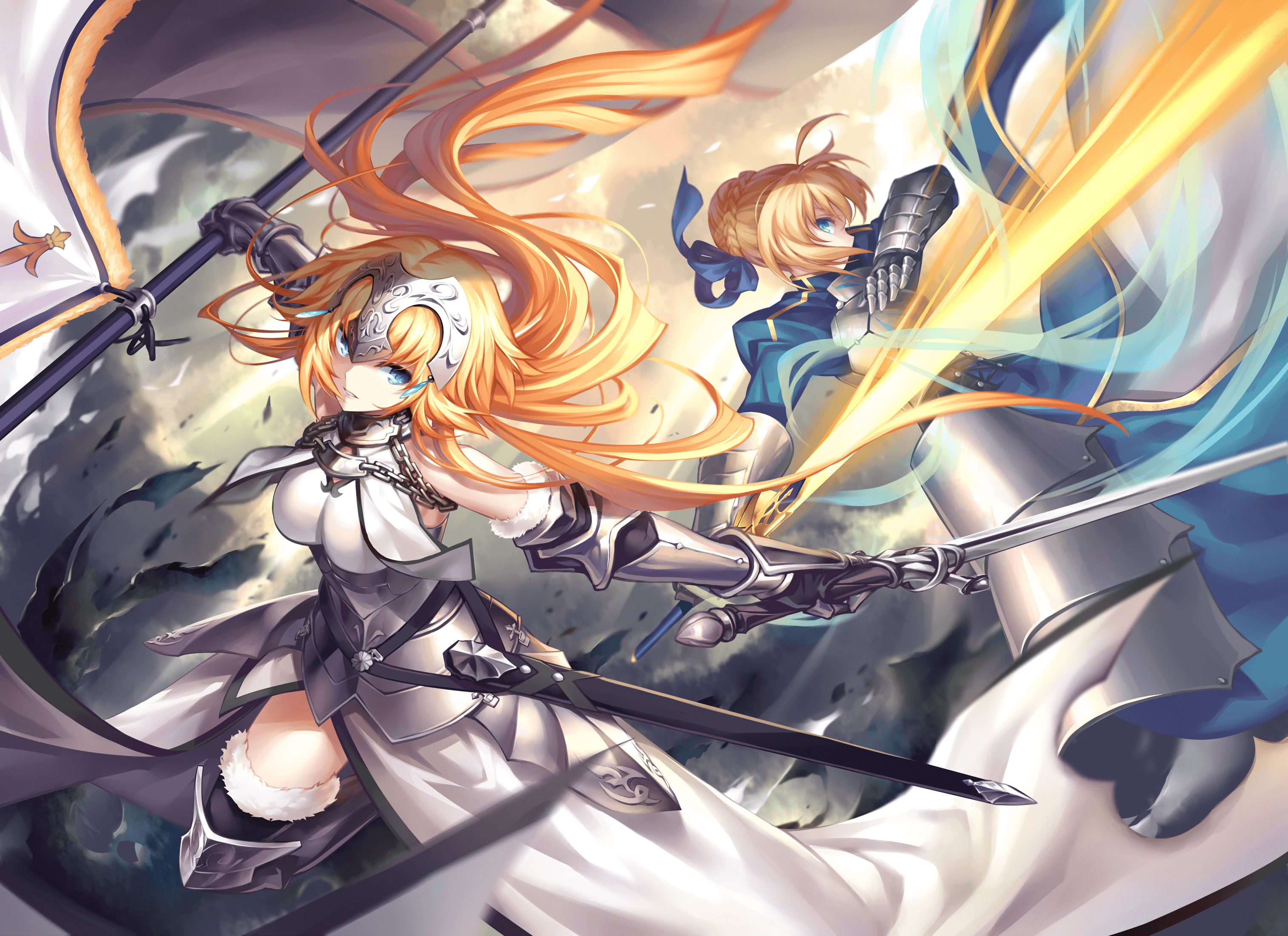 Mobile Legends Fanny wallpaper, FGO, Jeanne d'Arc, Ruler (Fate/Grand Order), Saber (Fate/Grand Order)