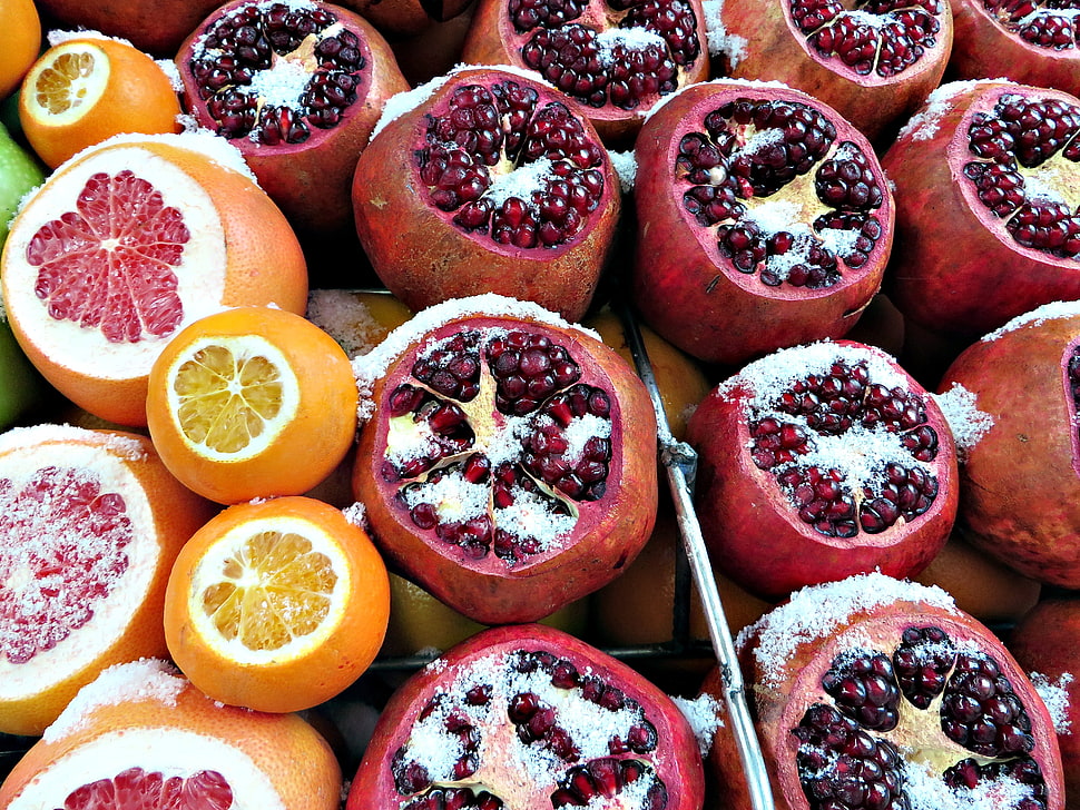 sliced fruits at daytime HD wallpaper