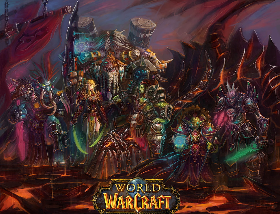 World of Warcraft digital wallpaper, World of Warcraft, video games HD wallpaper