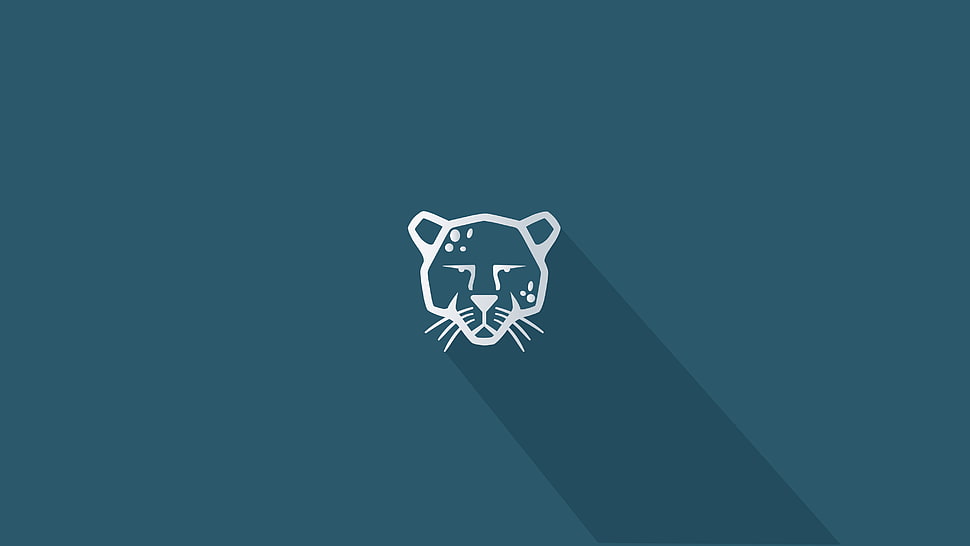 silver-colored cross pendant, Pardus, Linux, minimalism, Long shadow HD wallpaper