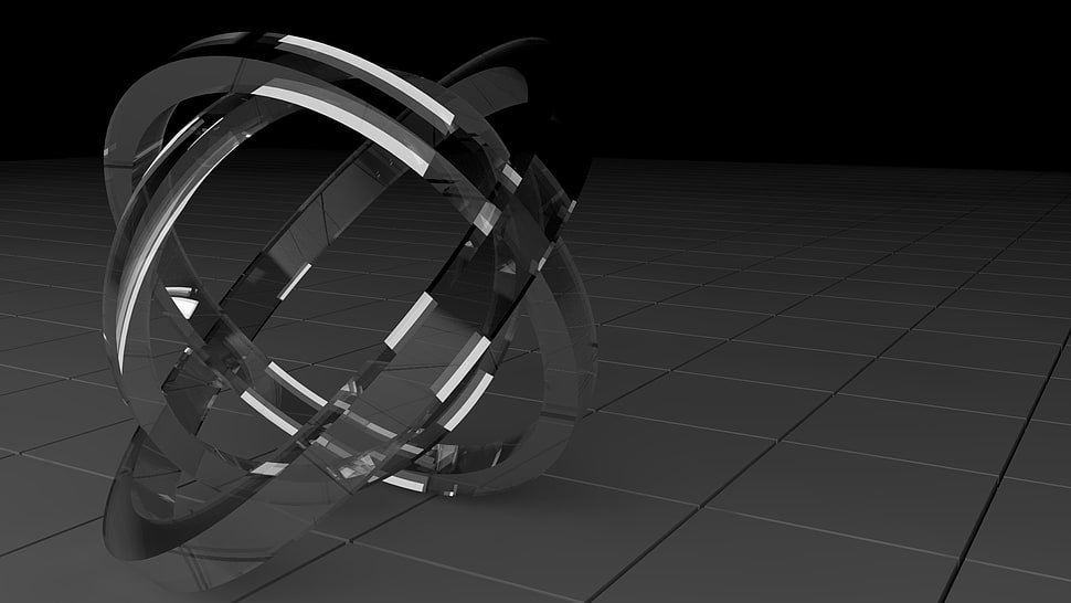 sphere illustration HD wallpaper