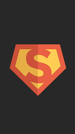 Superman logo, superhero, minimalism, Superman HD wallpaper