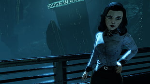 female anime character illustration, BioShock Infinite: Burial at Sea, BioShock Infinite, Rapture, BioShock HD wallpaper