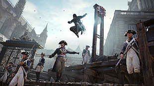 Assassin's Creed digital wallpaper, Assassin's Creed, Assassin's Creed: Unity, video games