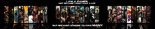 game poster collage HD wallpaper