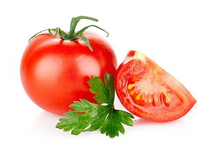 tomato and sliced tomato
