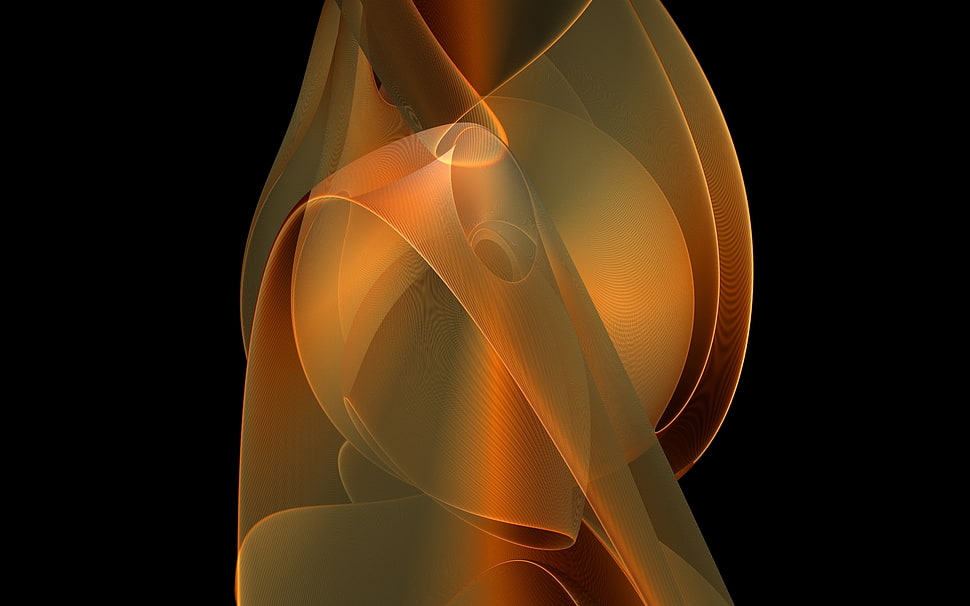 orange flame digital wallpaper HD wallpaper