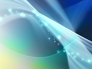 white and blue light wave wallpaper