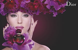 Hypnotic poison eau sensuelle,  Dior,  Monica bellucci,  Girl HD wallpaper