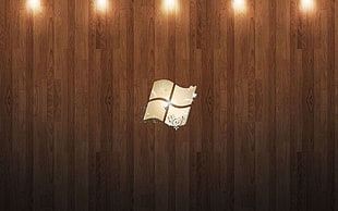 Windows logo, logo, textured, computer, Microsoft HD wallpaper
