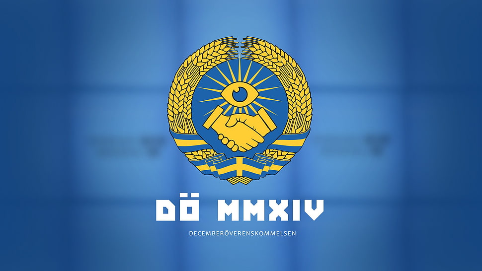 yellow logo, Sweden, politics HD wallpaper