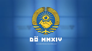 yellow logo, Sweden, politics