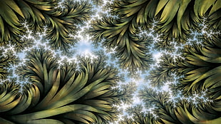 screenshot of green trees animated wallpaper