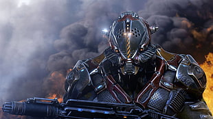 brown and gray robot game screenshot