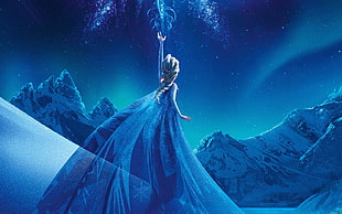 Elsa of Frozen scene