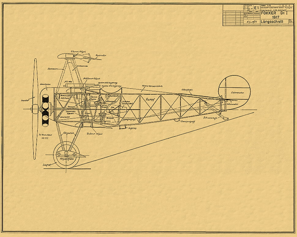 biplane diagram, airplane, sketches, drawing HD wallpaper
