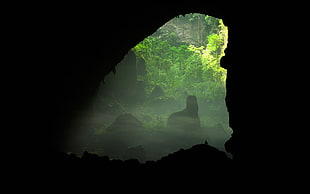 cave, landscape, nature HD wallpaper