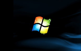 Microsoft logo, Microsoft Windows, logo, Windows 7, operating systems HD wallpaper