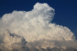 white cumulus nimbus