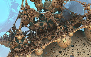 gold-colored decor