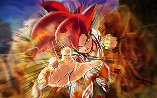 Dragonball Z character illustration, Dragon Ball Z, Son Goku HD wallpaper