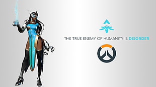 The True Enemy poster, Blizzard Entertainment, Overwatch, video games, logo HD wallpaper