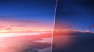 5 Centimeters Per Second, horizon, anime, Makoto Shinkai  HD wallpaper