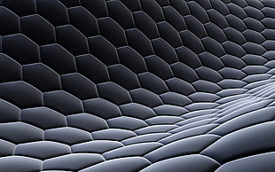 honeycomb geometric wallpaper, abstract, digital art HD wallpaper