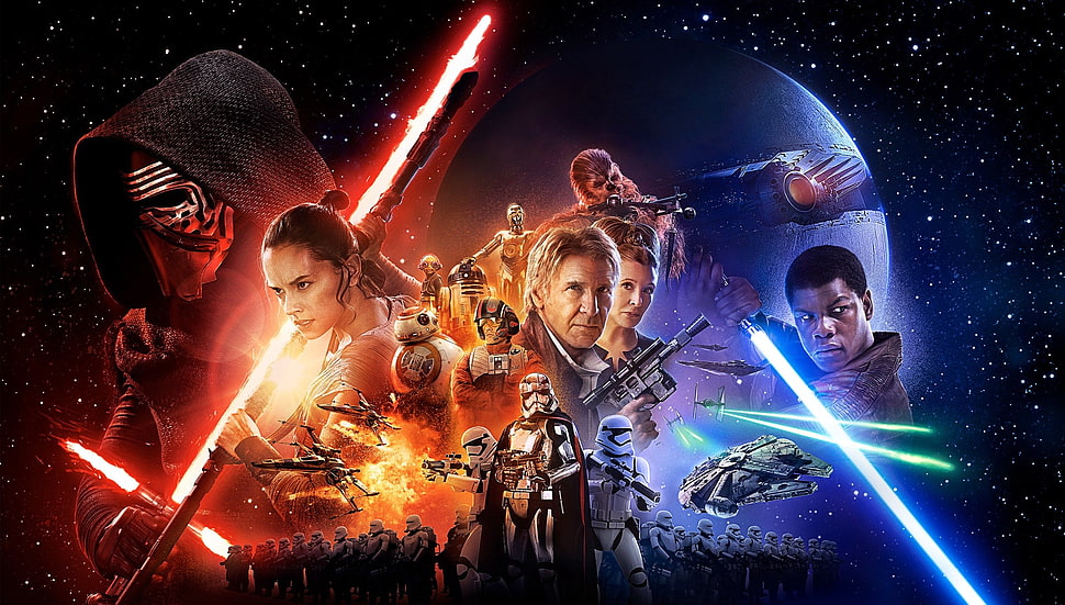 Star Wars The Last Jedi digital wallpaper HD wallpaper