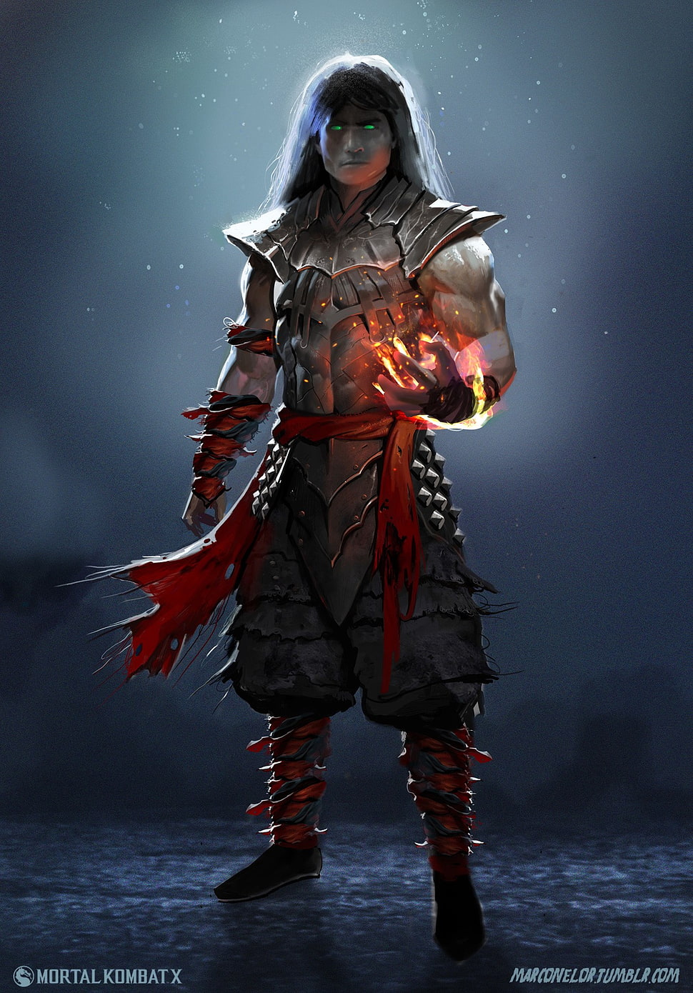 Mortal Kombat Liu Kang, Mortal Kombat X, concept art, digital art, artwork HD wallpaper