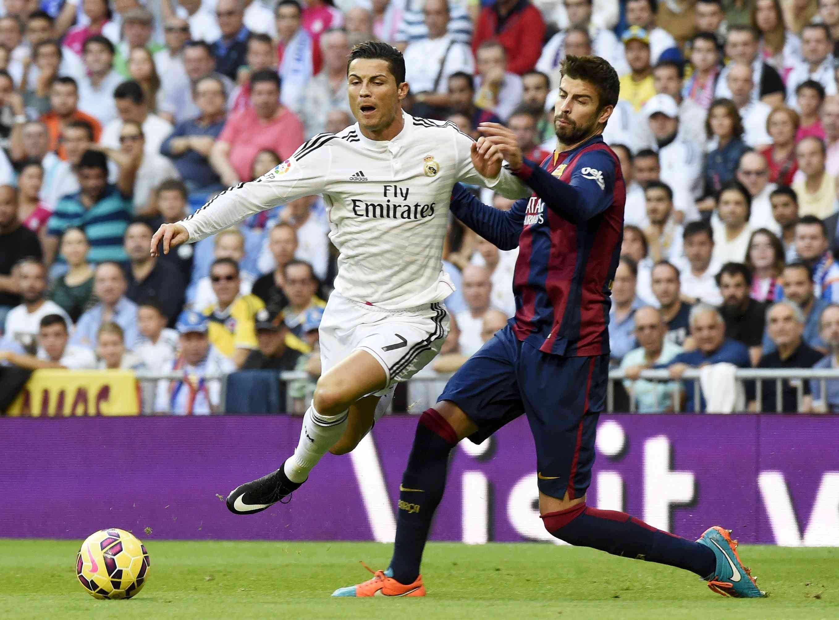 Christian Ronaldo in uniform playing on field