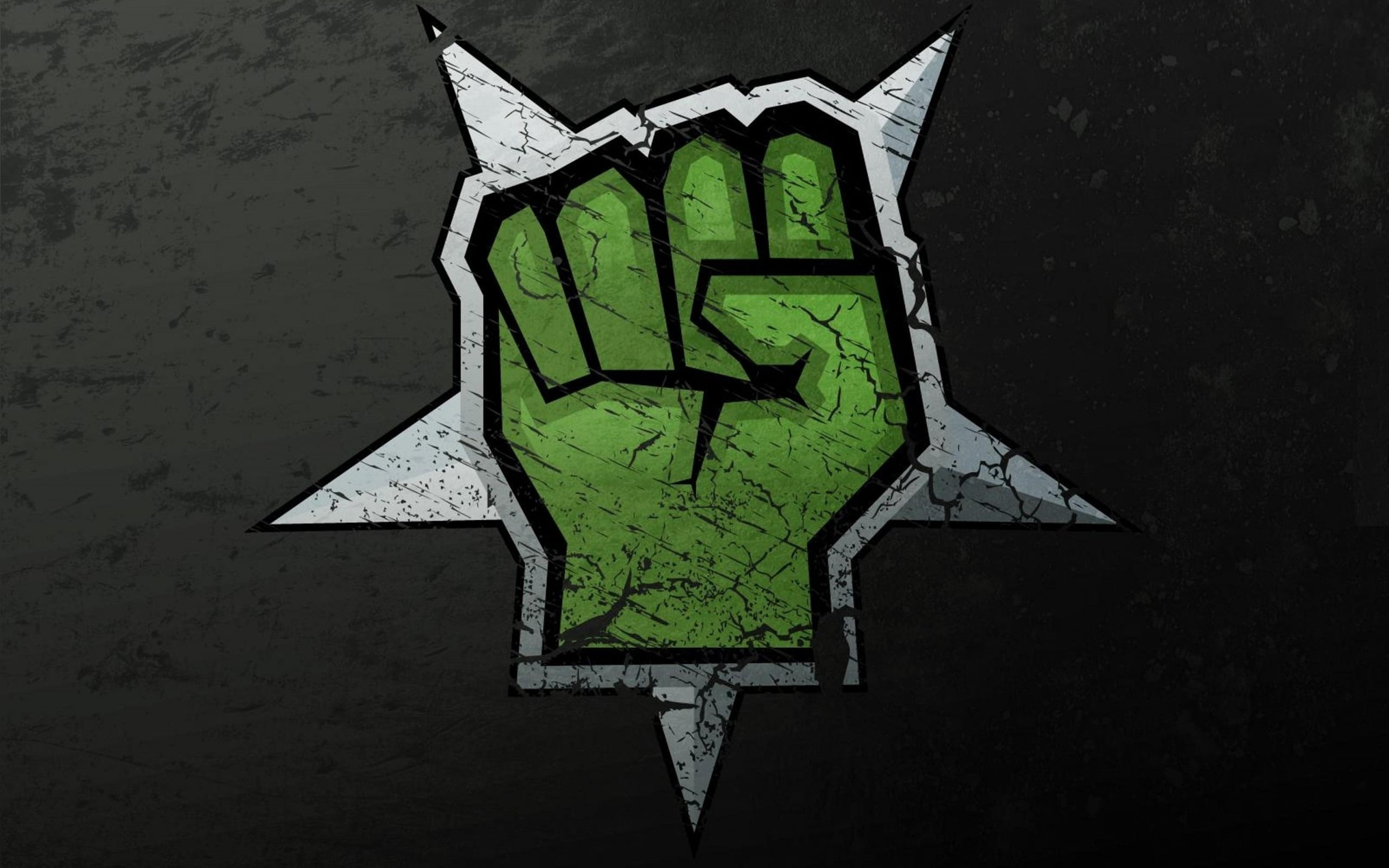 green fist logo