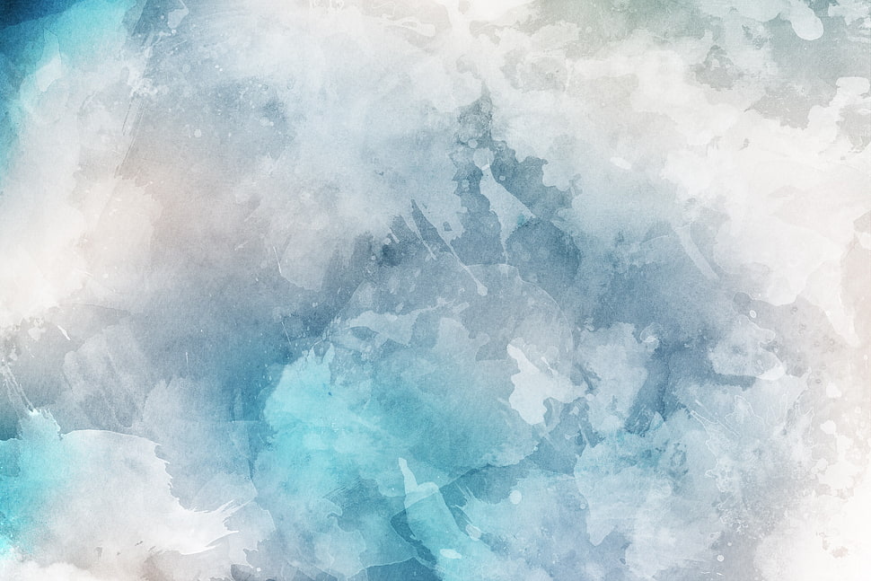 white and blue abstract painting, texture, abstract HD wallpaper