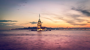 Maiden's Tower, Istanbul, Turkey, Maiden's Tower, Bosphorus HD wallpaper