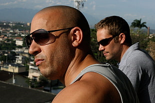 Vin Diesel and Paul Walker, Paul Walker, Vin Diesel, Fast and Furious, men HD wallpaper