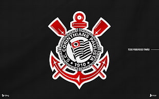 Corinthians Paulista logo, soccer, Corinthians HD wallpaper