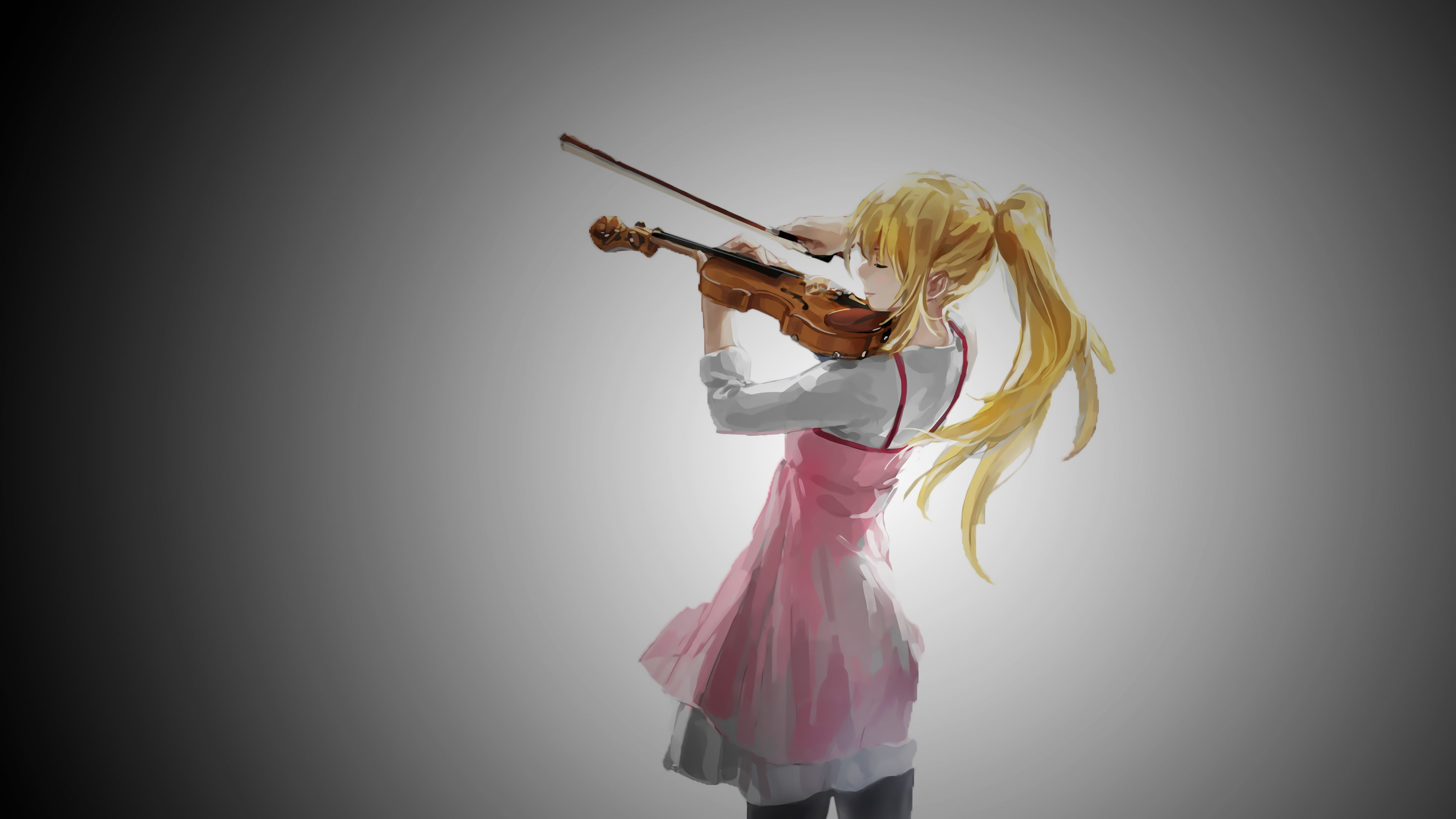 yellow-haired female anime character, Shigatsu wa Kimi no Uso, Miyazono Kaori