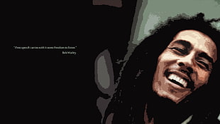 Bob Marley Portrait HD wallpaper