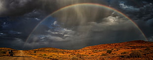 rainbow, landscape, nature, Africa, Namibia HD wallpaper