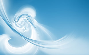 white and blue wind wallpaper