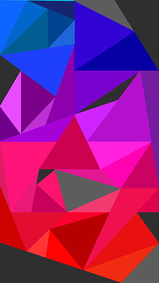 pink, purple, and yellow abstract painting, abstract, digital art, simple background, simple