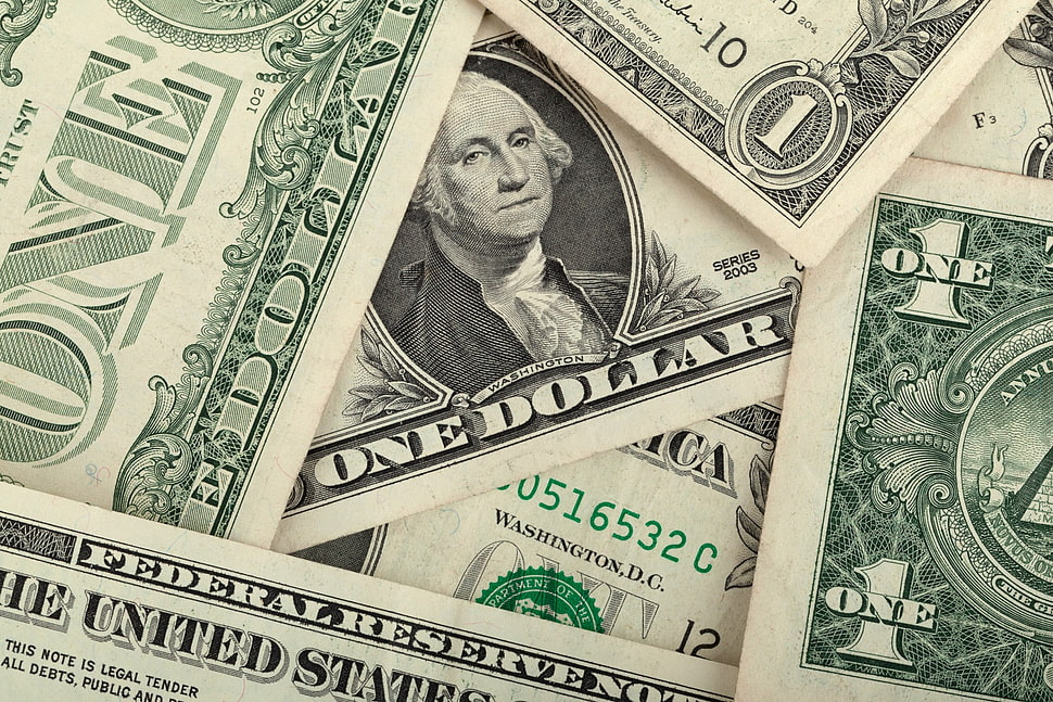 1 U.S. Dollar bills HD wallpaper
